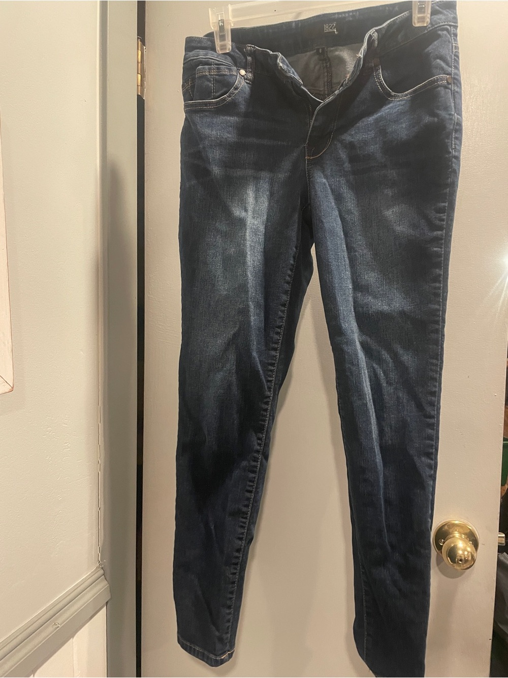 1822 Denim Dark Blue Skinny Jeans